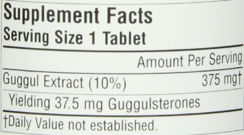 Source Naturals Guggulsterones packaging features vegetarian-friendly icon.