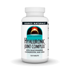 Source Naturals Hyaluronic Joint Complex bottle signals daily joint support