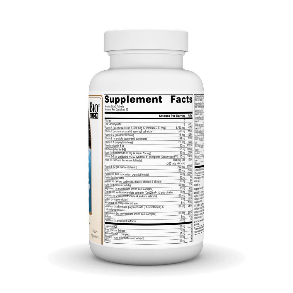 Source Naturals Life Force Multiple label close-up highlights complete daily formula.