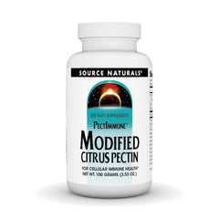 Source Naturals Modified Citrus Pectin powder in a reusable tub for daily immune-support rituals.