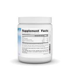 Source Naturals Serene Science Magnesium Serene berry powder dissolving in water.