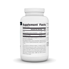 Closeup of Source Naturals TMG 750mg tablets, compact and easy to swallow