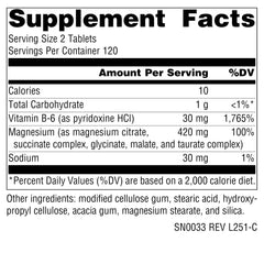 Source Naturals Ultra-Mag capsules close-up highlighting high-potency, multi-source magnesium blend for daily use.