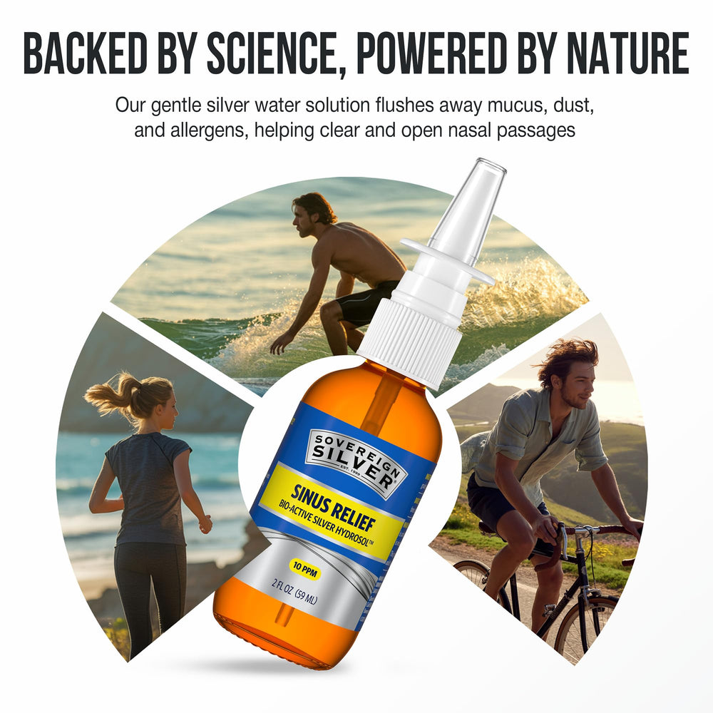 Sovereign Silver daily use: easy-to-store package supports routine nasal care.