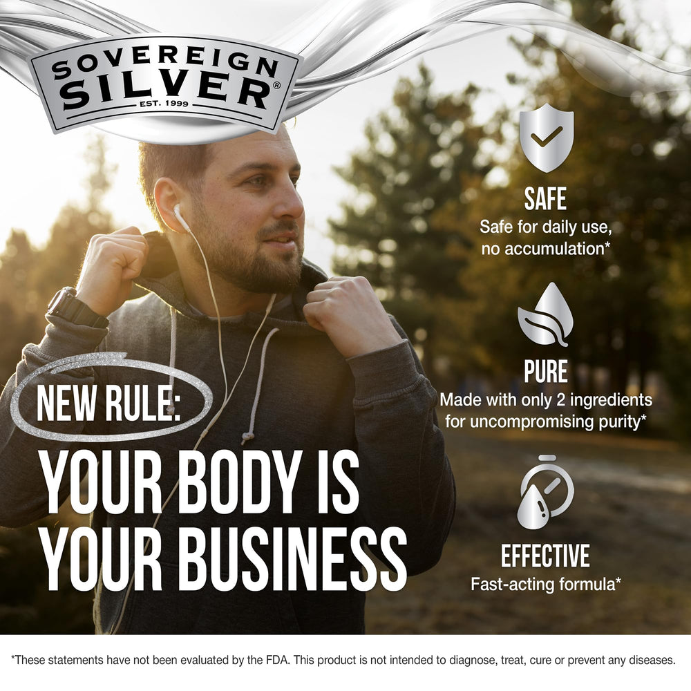 Sovereign Silver front label helps shoppers verify specs quickly.