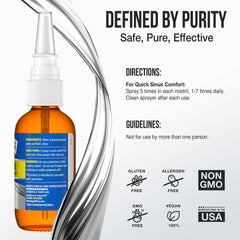 Sovereign Silver nasal spray application captures simple, controlled dosing at home.