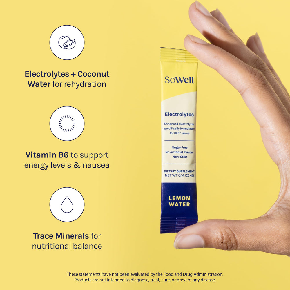 SoWell trace minerals boost everyday energy with 300 mg mineral blend.