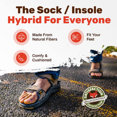 Soxsols hidden insole for dress shoes, maintains sleek look.