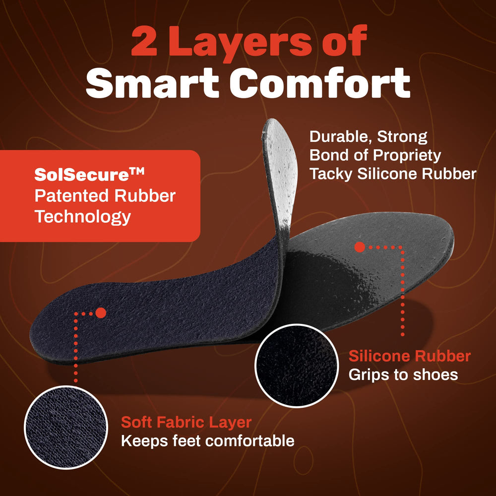 SoxsolS machine-washable insole for quick refresh and odor control.