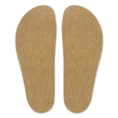 Soxsols wool flat insert for sandals enhances breathability and keeps feet dry.
