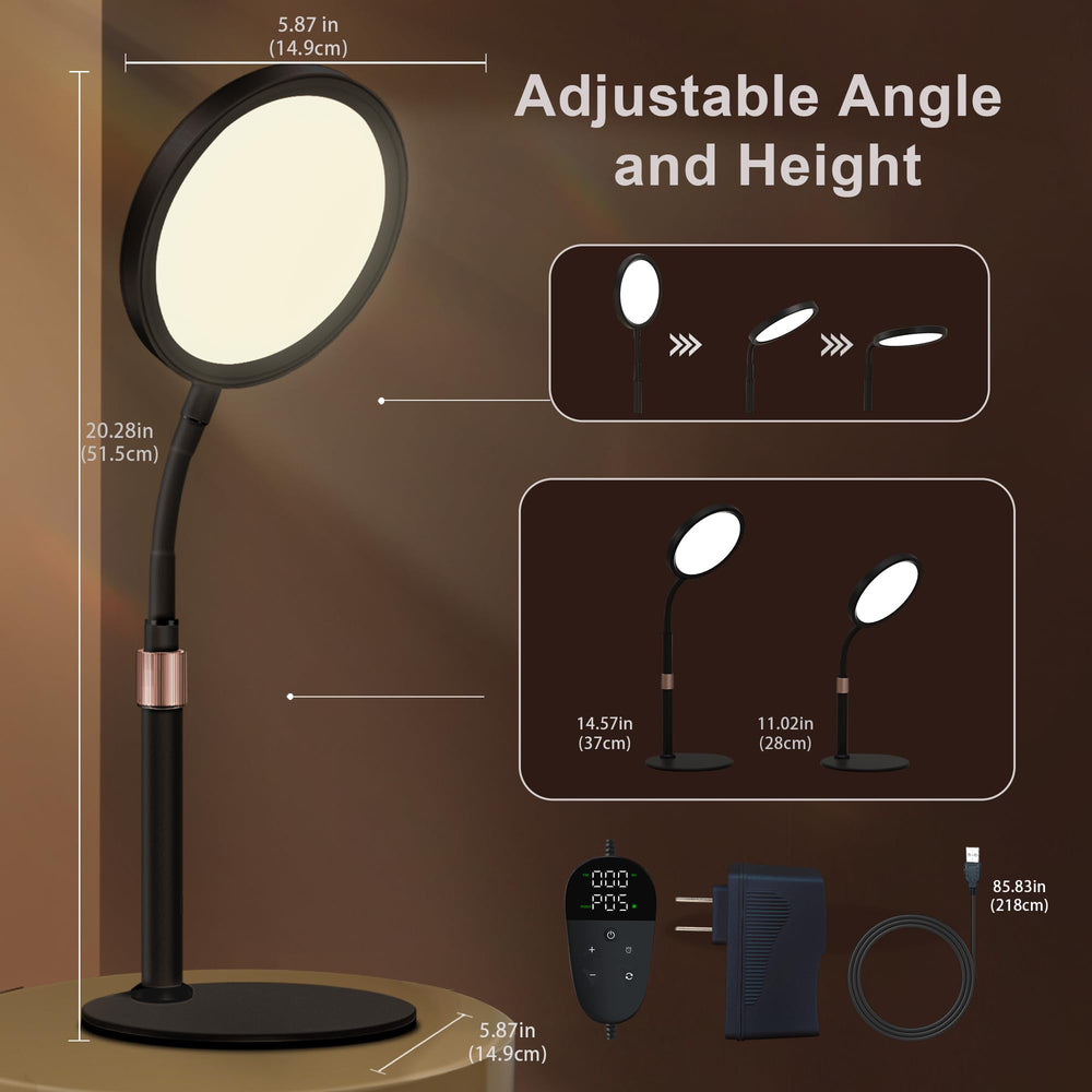 Sozapooty color temperature options support natural-like light at dawn, work, or evening.