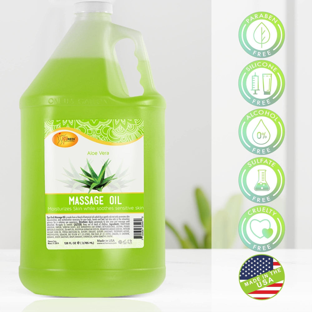 Made in USA SPA REDI Massage Oil Aloe Vera, trusted craftsmanship