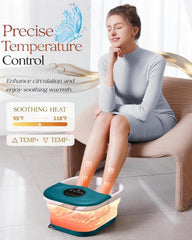 SPA4PIEDS bubbles and jets create spa-like relaxation