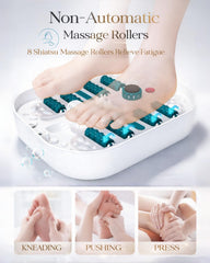 SPA4PIEDS red light therapy provides calming ambiance during soaks