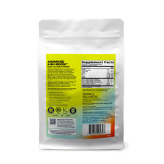Sparkle Wellness Advanced 4-in-1 Boost recyclable pouch highlights eco-friendly packaging.