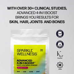 Sparkle Wellness Advanced 4 in 1 Boost closeup powder texture.