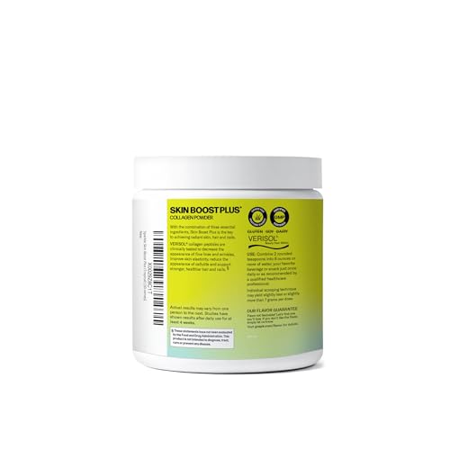 Sparkle Wellness collagen powder scoop tropical blends smoothly into drinks.