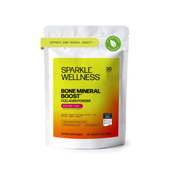 Sparkle Wellness Fortibone bottle closeup promoting bone health support