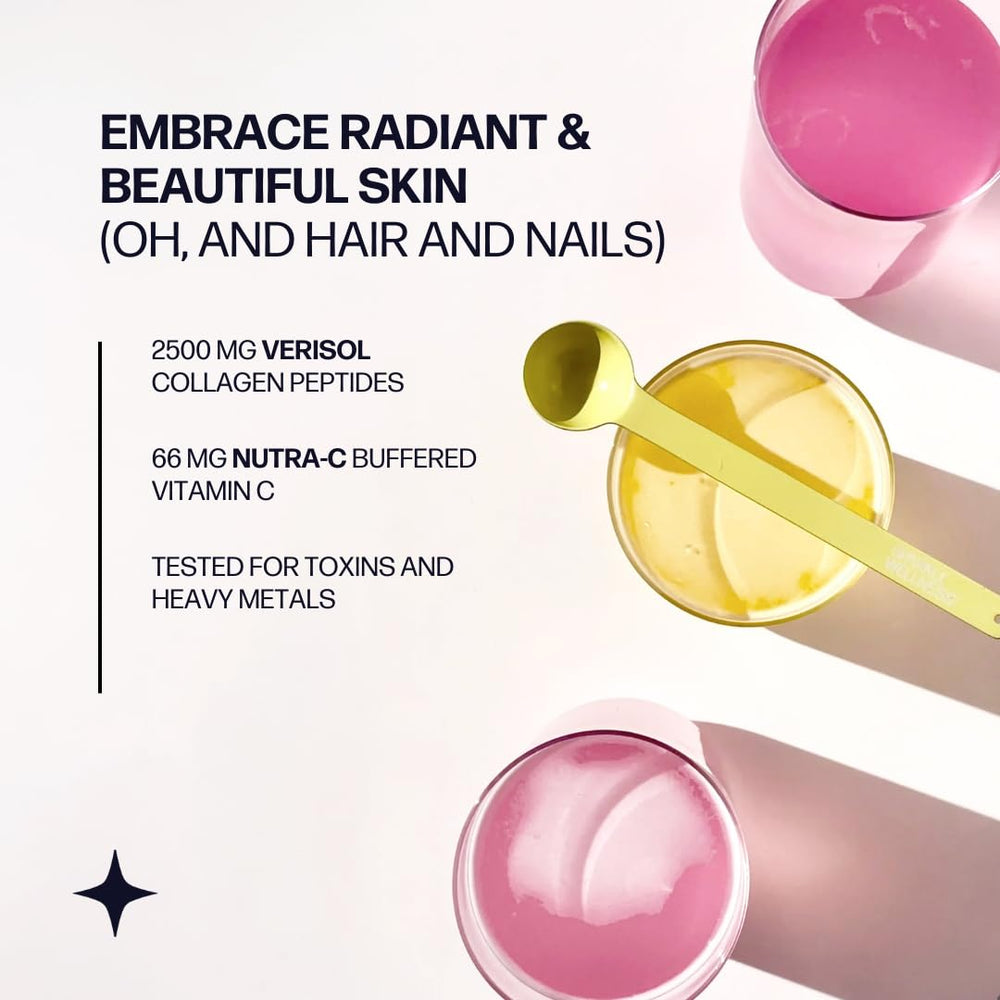 Label of Sparkle Wellness VERISOL collagen showing formula details