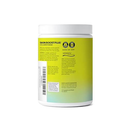 Sparkle Wellness VERISOL collagen powder scoop shows easy mixing for smoothies and hydration