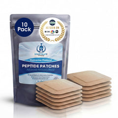 SpartaLife Peptide Recovery Patch Pack showing multiple patches for post-workout use