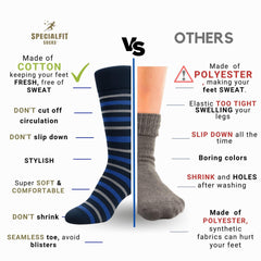 SpecialFit Socks micromesh breathability keeps feet dry and comfortable