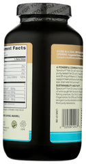 Spectrum Essentials Softgels bottle back shows ingredients and Vitamin D for immune and bone support