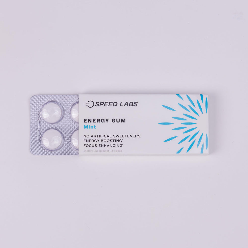Speed Labs taurine and B-vitamins label highlights energy metabolism support.