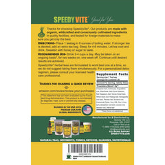 SpeedyVite Blood Lifeboost Tea loose leaves and herbs for unprocessed potency