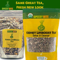 Loose-leaf LifeBoost botanicals ready to brew for a fresh aroma.