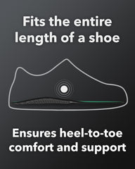 Spenco Rx Arch Support fits most shoes with a low-profile design