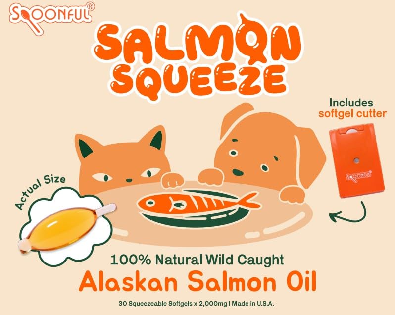 Spoonful Salmon Squeeze cutter in use for mess-free serving