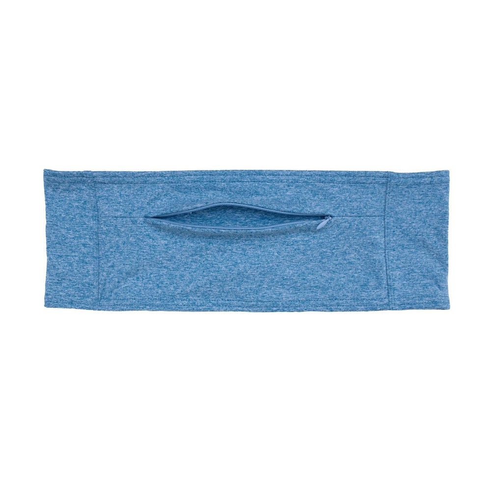 Spoonie Threads Double Pocket Belt front pocket open for easy access.
