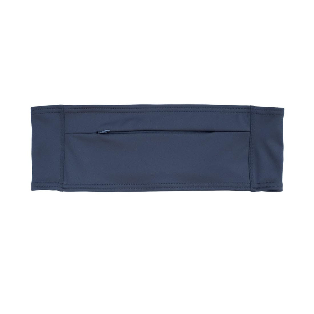 Spoonie Threads Double Pocket Belt front view with soft fabric for hands-free active wear