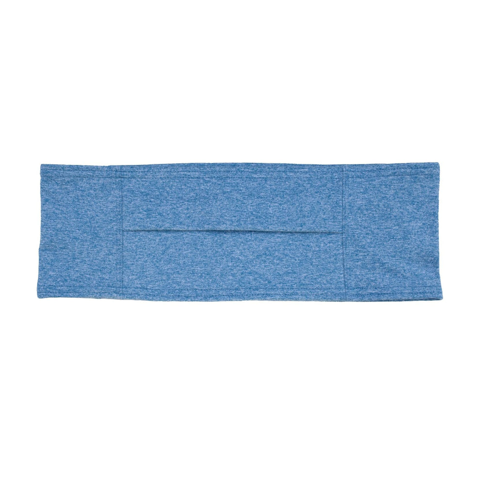 Spoonie Threads Double Pocket Belt reinforced interior opening for cords and tubing.