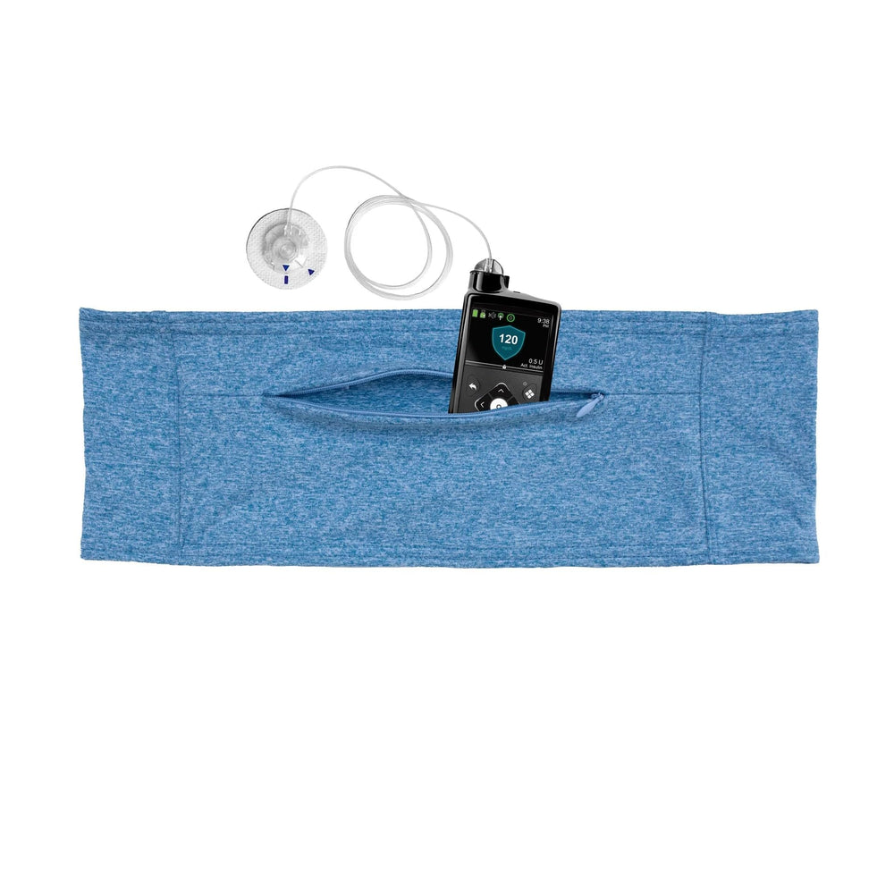 Spoonie Threads belt worn under or over clothing for hands-free daily carry.