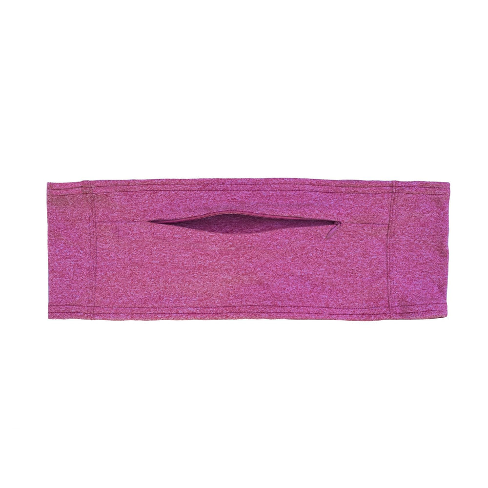 Spoonie Threads belt worn under clothing demonstrating discreet travel use.
