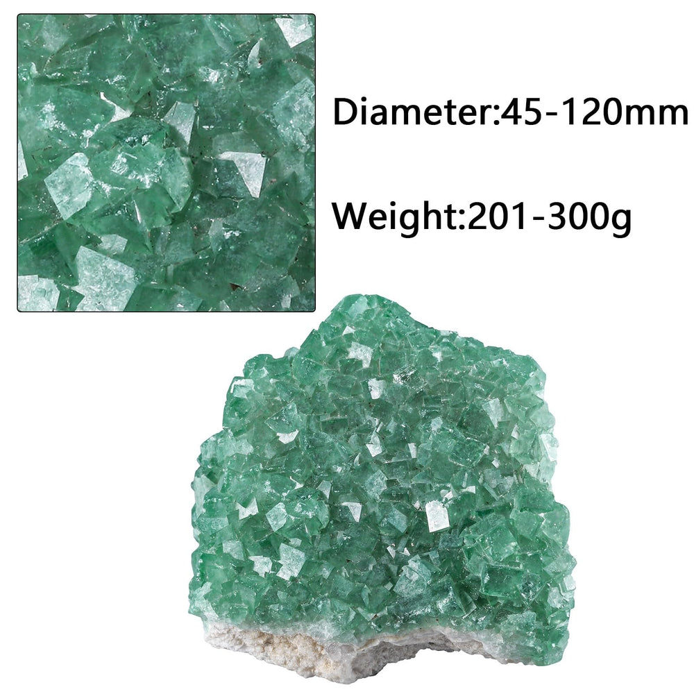 Sportmusies raw green fluorite crystal closeup shows natural texture and color.