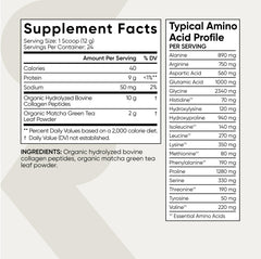 Sports Research Collagen Matcha post-workout shake ready to sip