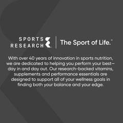 Sports Research Magnesium Glycinate coconut MCT oil inclusion shown.