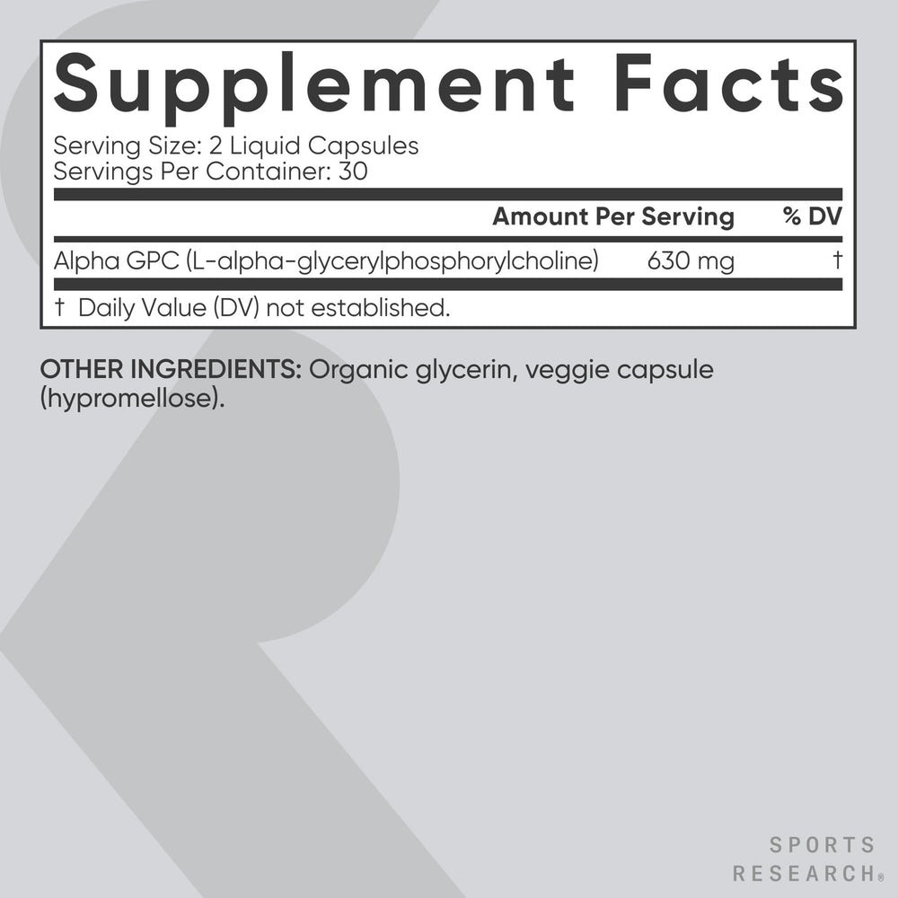 Sports Research non-GMO and gluten-free badge reinforces product purity.