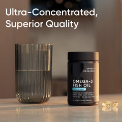 Sports Research Omega-3 packaging details freshness verification technology