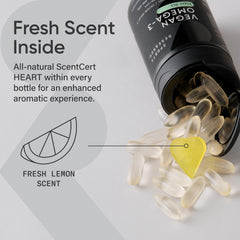 Sports Research Vegan Omega-3 carrageenan-free tapioca-softgel emphasizes clean ingredients.