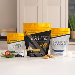 SPR BODY Transformation Protein ingredient blend highlighting essential amino acids for recovery