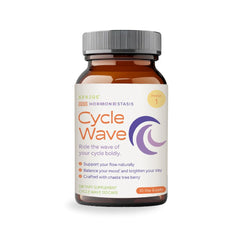 SPRIGS Cycle Wave bottle pour showing balanced mood support.