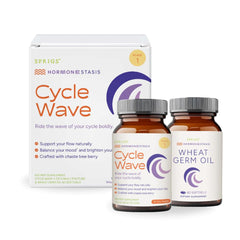 SPRIGS Cycle Wave capsules close-up for tween-friendly daily use.