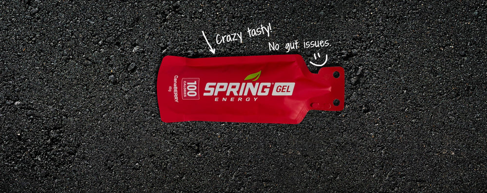 SPRING Power Snacks showing real food energy for steady performance during workouts
