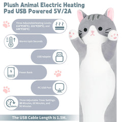 Sprinqdawin cat heating pad with adjustable temperature control