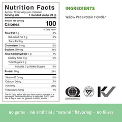 Sprout Living pea protein powder shaker prepared for a quick post meal shake
