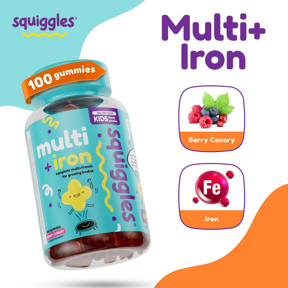 Squiggles berry gummies offer a chewy, tasty way to support daily nutrition.